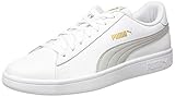 Trikot PUMA Unisex Smash v2 L Sneaker, White-Gray Violet Team Gold, 44 EU