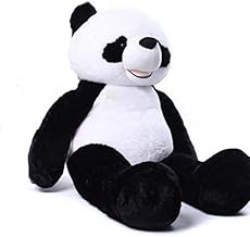 Bananair - Giant Panda Soft Toy - Assembled in France - Giant XXL Super Soft and Fluffy Teddy Bear, Cuddles Assured for Birthdays, Bedroom Decor, Celebrations (130 cm)