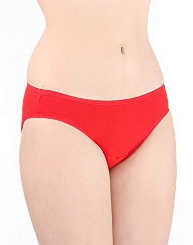 Image of Amante Solid Low Rise Cotton Bikini Panty Pack(Pack of 3)