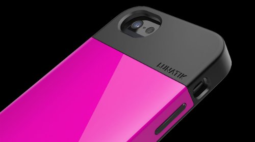Lunatik FLK5-003 Flak Dual-Layer Protection for iPhone 5 / iPhone 5S - 1 Pack - Retail Packaging - Pink