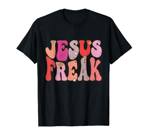 Groovy Retro Vintage Jesus Freak Funny Love Christian T-Shirt