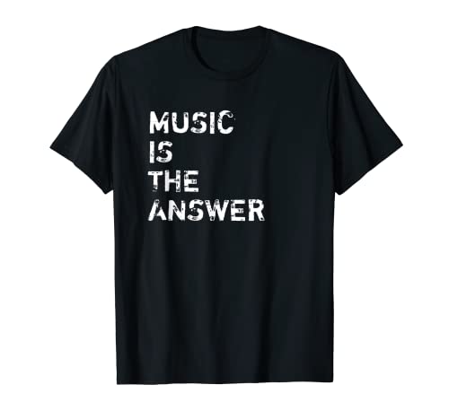 Music is the Answer DJ T-Shirt T-Shirt
