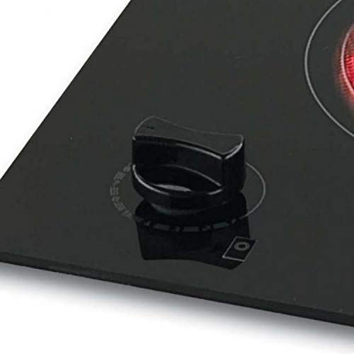 Fogão Cooktop Fischer 2Q Elétrico Mesa Vitrocerâmica Preto 220V