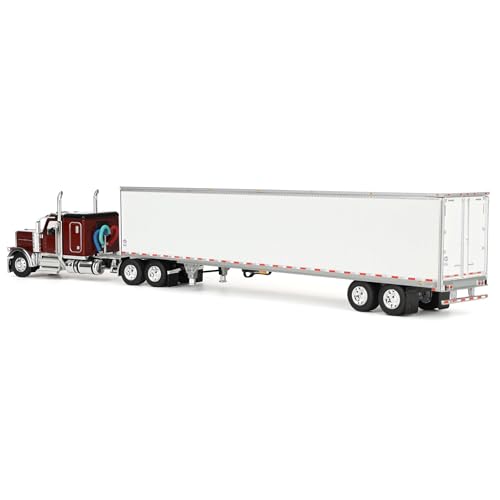 First Gear Peterbilt 589 Flattop 1:64 con Remolque miniatura 4