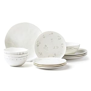 Lenox Oyster Bay 12Pc Dinnerware Set, 15.20, White