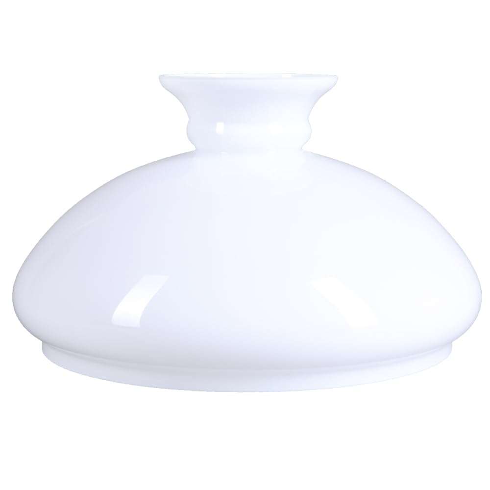 Lampenglas Ersatzglas Petroleumlampe Opalglas Leuchtenglas Vestaschirm Petroleumglas Ø 300mm Weiß