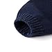 Danny D Girls Crewneck Sweater Button Down Cardigan Kids Long Sleeve Button Knit Tops Outwear (US, Age, 5 Years, Butterfly & Flower-Navy Blue)