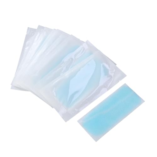 SOPOTUTU 10 Pezzi Strisce Rinfrescanti per Fronte con Effetto Raffreddante Rapido Adesivi Gel per Alleviare Denti Sonnolenza e Affaticamento Colpo Sole Facili Usare e Portatili