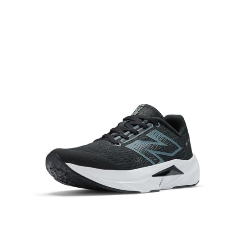 New Balance FuelCell Propel V5 Lace-up Running Shoe, Black/Steel, 7 US Unisex Big Kid