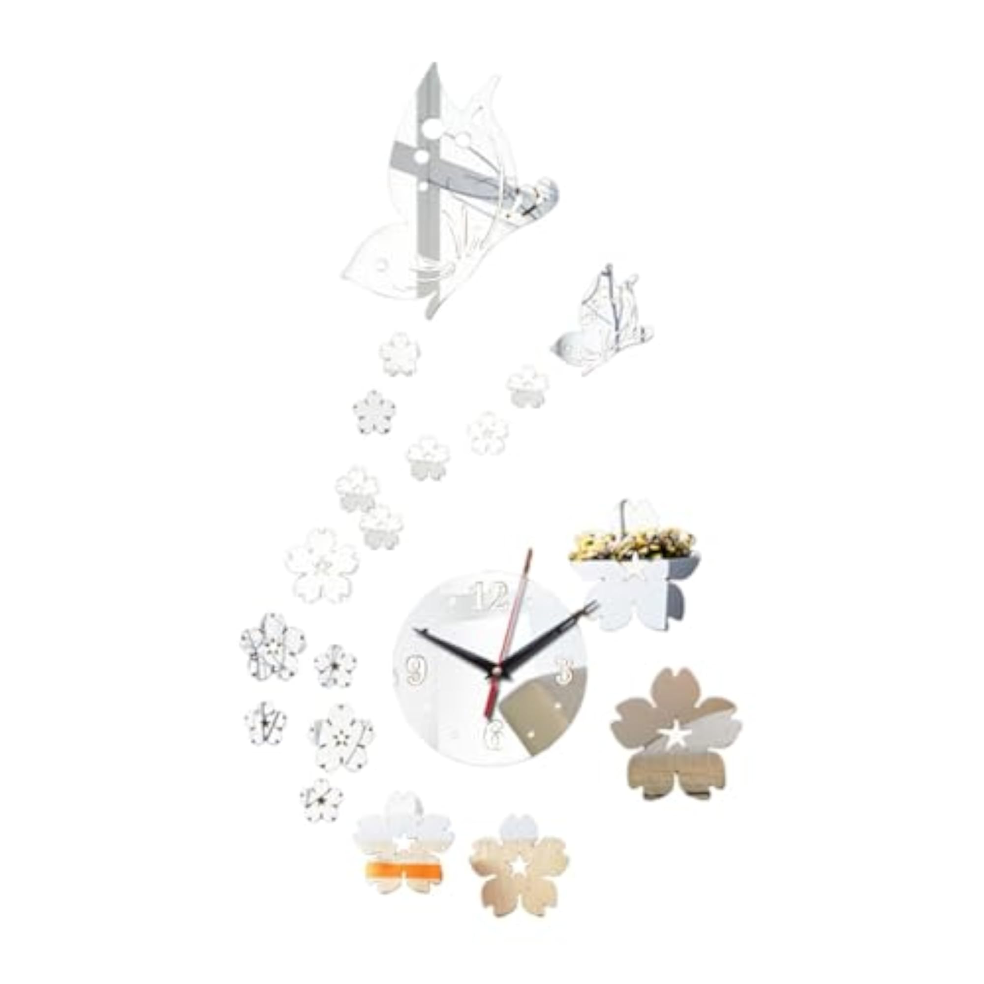 DIY Wall Hanging Clock Decorative for Indoor Spaces
