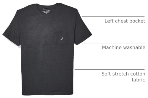 Image of Nautica Men's Classic Fit Pocket T-Shirt | Designed Exclusively for Big & Tall Men