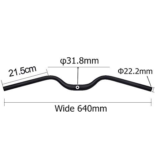 Upanbike Urban Road Bike Bicycle Retro Handlebar 31.8Mm Moustache Shape Wide 640Mm #TOP3