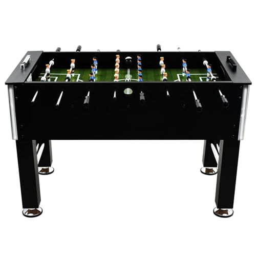 Xichuzi Kickertisch Stahl 60 kg 140 x 74,5 x 87,5 cm Schwarz Tischkicker, Tischfussball, Tischkicker Bälle, Tischkicker Erwachsene, Spieltisch – Bild 3