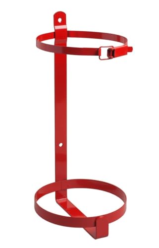 Supporto porta estintore in ferro per estintore polvere o schiuma da kg/lt6 per imbarcazioni mezzi abitazioni