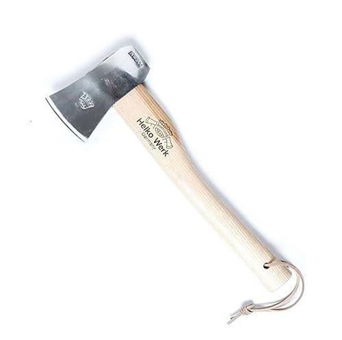 Helko Hudson Bay - Hacha de camping (500 g, mango de fresno