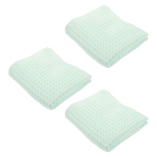 Toalla de algodón de nido de abeja súper absorbente para gimnasio, pack de 3 unidades 2