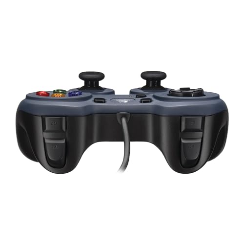 Logitech F310 Gamepad, Controller Cablato con Layout Stile Console, Tastierino Direzionale ??4 Switch, XInput/DirectInput, Impugnatura Comoda, Cavo da 1.8 m, PC, ?Blu/Nero - Controller - Immagine 3