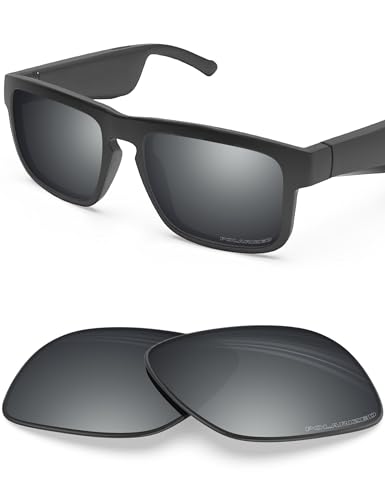 Image of BLAZERBUCK Polycarbonate Polarized Replacement Lenses for BOSE Tenor BMD0010 Sunglasses - Silver Chrome