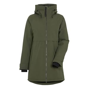 Didriksons Helle 6 - Damen Parka, Größe:42, Farbe:deep green