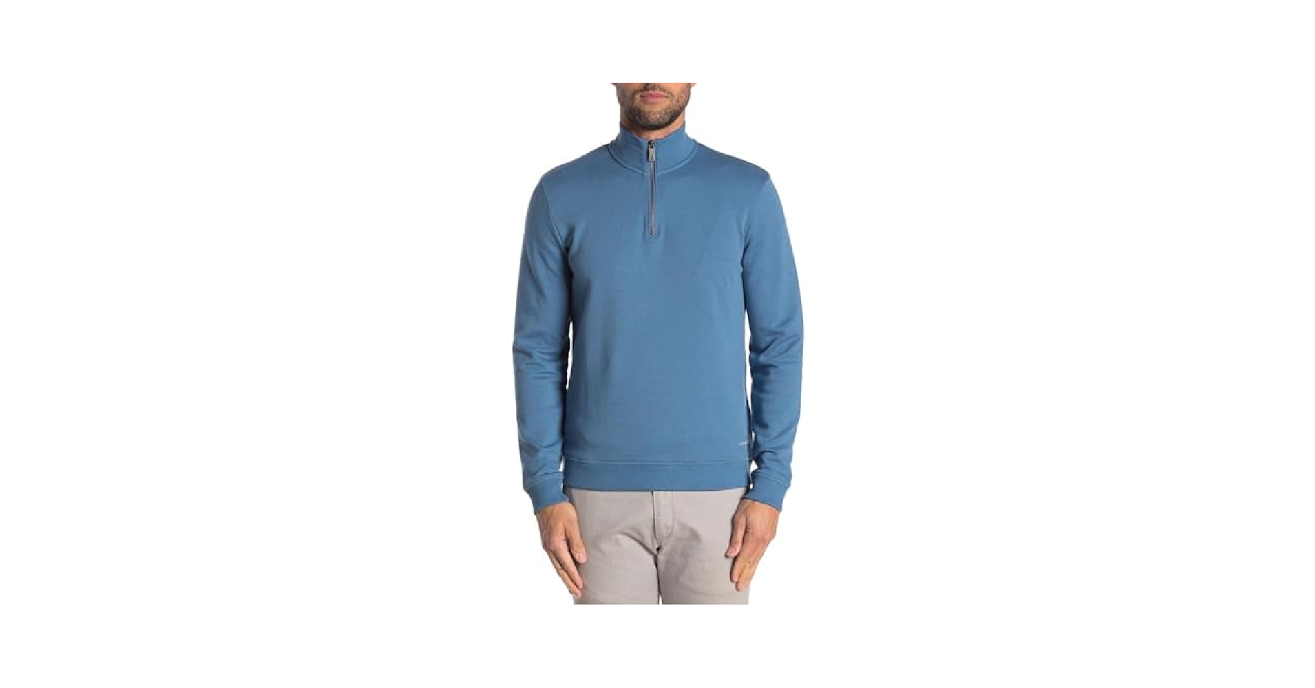 Ted Baker London Men's Quarter Zip Knit Sweater Size 7, US