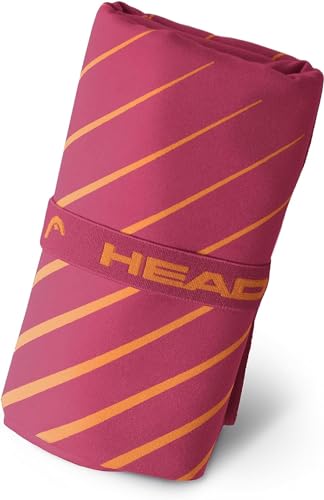 Head Active Stripes - Toalla Microfibra con Elástico, Toalla Baño Ideal como Toalla Gimnasio Hombre/Mujer 40x60 Suave Ligera Secado Rápido, Toallas Baño Absorbente Ahora Espacio, Toallas Lavabo y Gym