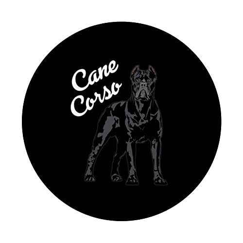 Cane Corso Molosser Mastiff Italian Dog Breed PopSockets Swappable PopGrip, Black - Image 3