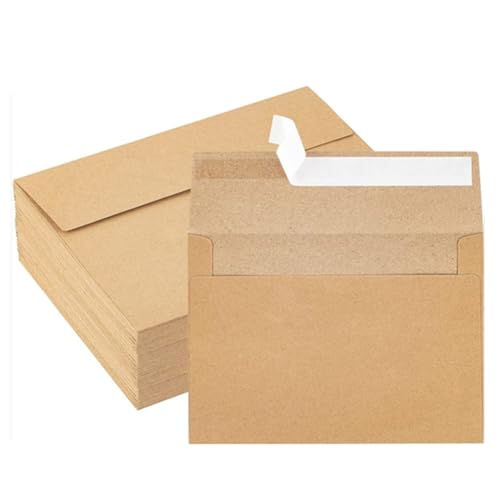 Enveloppes invitation pour cartes de vœux et anniversaires - Lot de 100 pièces A2