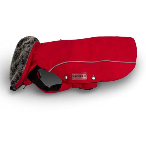 Wolters Winterjacke Amundsen für Dackel, Größe: 44 cm, Farbe: rot