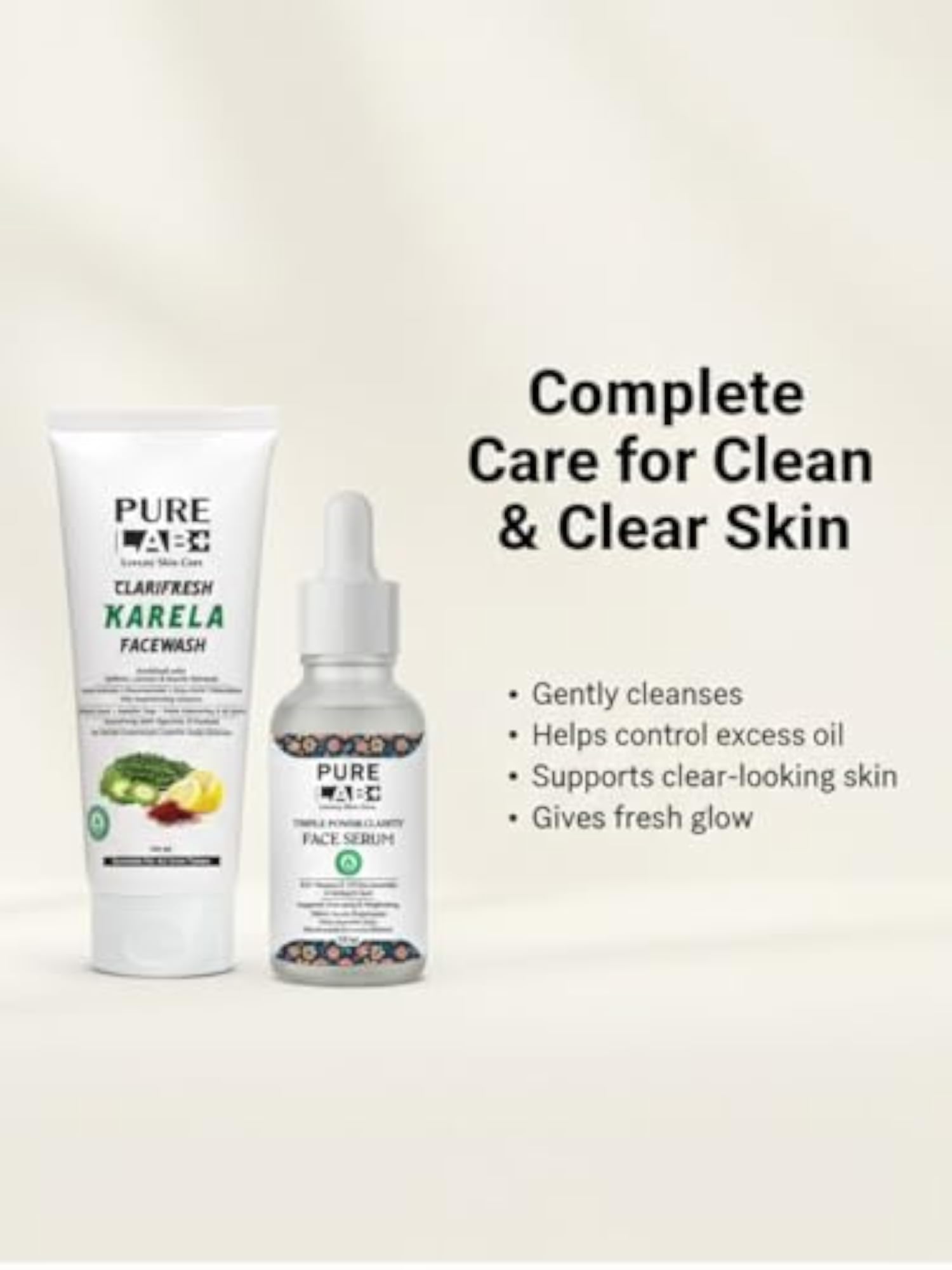+ Clarifresh Karela Face Wash & Triple Power Clarity Serum