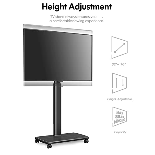 Soporte móvil para TV de piso para TVs de 37 a 70 pulgadas miniatura 4