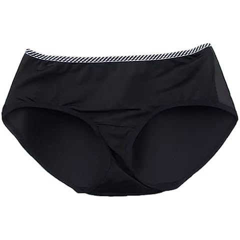 Fullness Low Rise Butt Padded Underwear Brief Booty Enhancer Shaper Panty Butt Lifter (S, Black) Cover