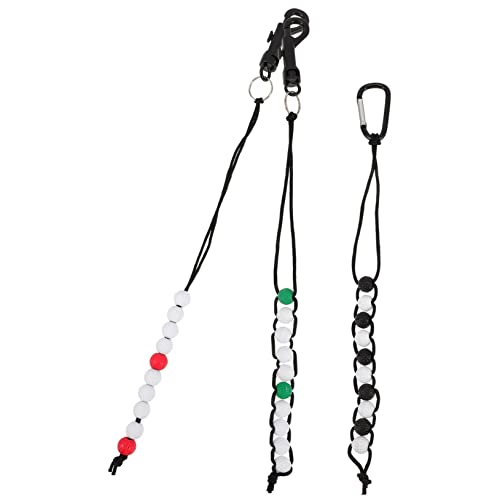 BESPORTBLE Contador de Golpes para Golf, 6 piezas, Cuentas Marcadoras de Puntuación, Cadenas para Marcación, Fácil de Usar miniatura 1