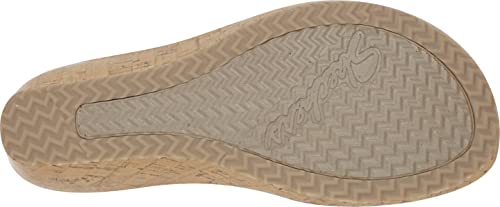 Skechers Women's Cork Wedge Sandals4