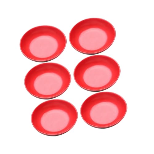 STOBAZA 6pcs Dip Dish Serving Plate Dipping Sauce Bowls Soy Dipping Dishes Condiments Pinch Bowls for Spices Kitchen Accesories Ebt Spices Serving Bowls Pinch Bowls Seasonings Sauce Plate