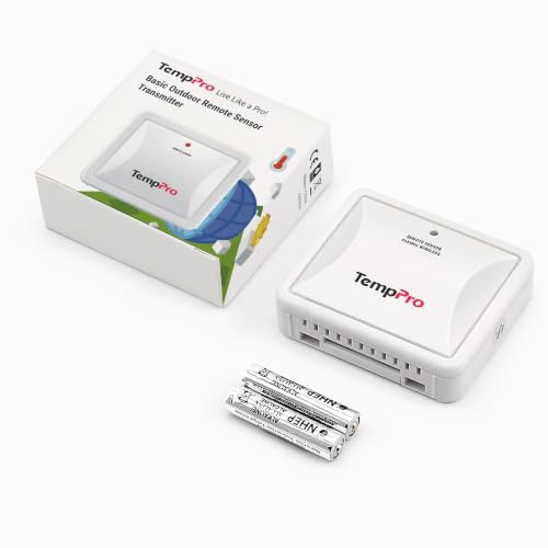 Miniatura 5 de Thermopro Tx-2c Sensor Remoto De Termómetro Higrómetro, Transmisor Exterior Para Tp200c, Blanco
