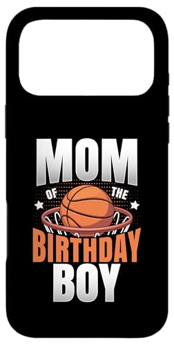 Mom Of The Birthday �j�̎q �}�b�`���O �o�X�P�b�g�{�[�� �a���� �X�}�z�P�[�X iPhone 17 Pro Max �p