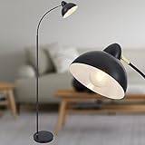 Retro Arc Floor Lamp Industrial Standing Lighting with Foot Switch Reading Lamps Tall Pole Light for...