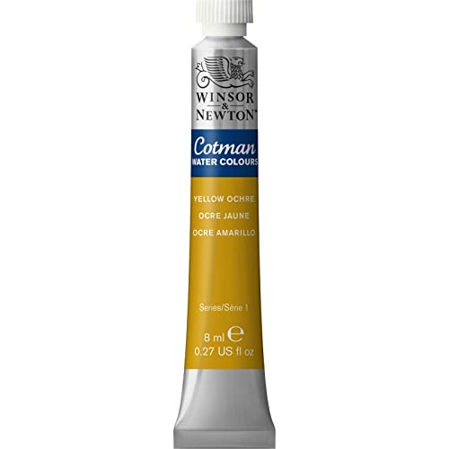 Winsor & Newton Cotman Aquarellfarbe Studio Gelber Ocker, 8 ml