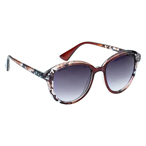 Image of Fastrack Polycarbonate Frame Oval Shaped Polarized Sunglasses for Women