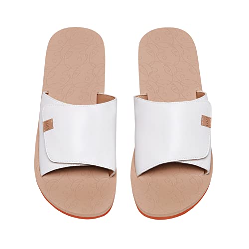 UIN Men's Flip Flops Thong Sandals Beach Summer Casual Art Painted Travel Comfort Slippers Blanes