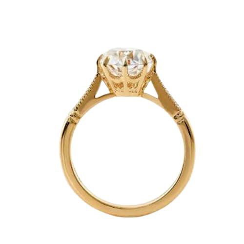Bague d'anniversaire moissanite et argent 925, le cadeau idéal pour femme