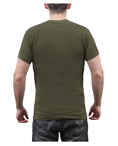 Rothco Men's Thin Blue T-Shirt US Flag TBL Support Police Officers Shirt