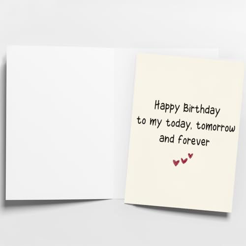 image for WowBefun Birthday Card & Gifts for Husband, Boyfriend, Him, Wife, Girl