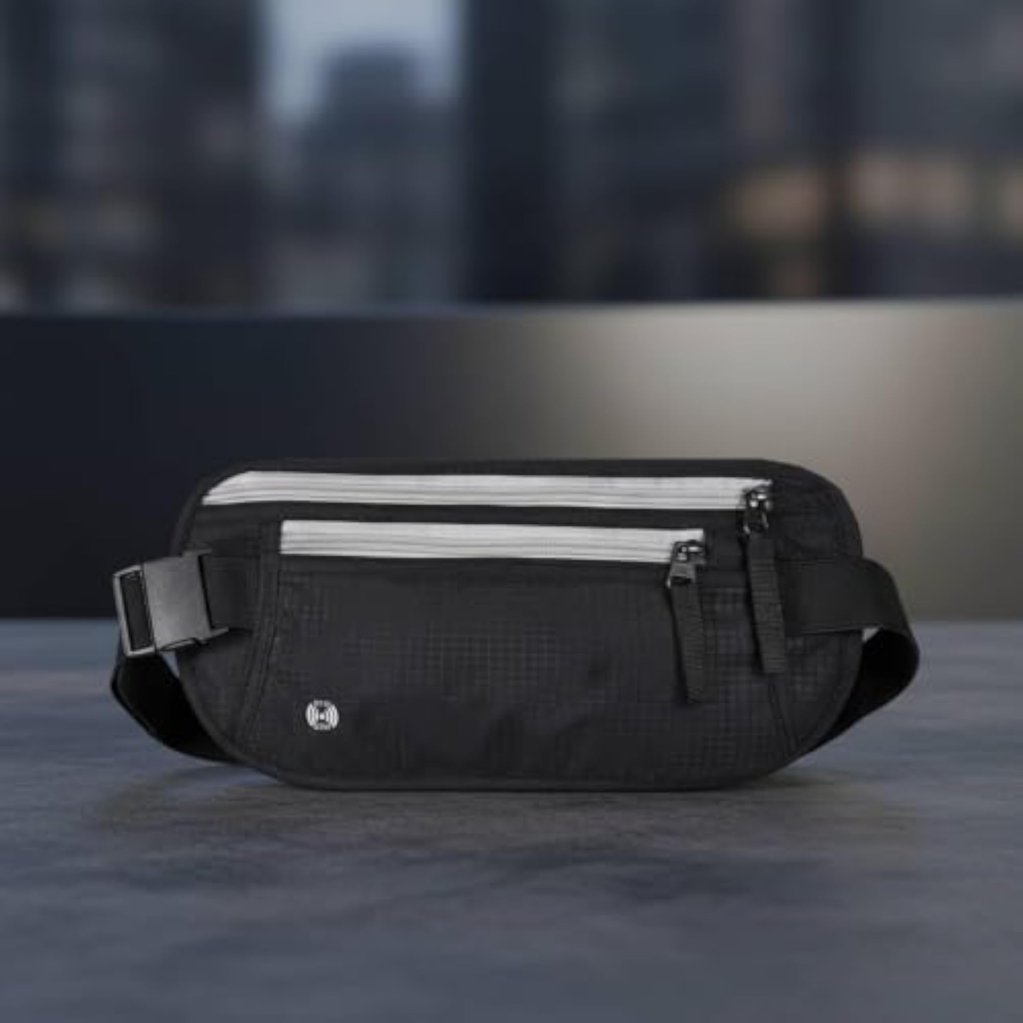 Water-Resistant Travel Document Holder Bag, Waist Pouch Khaki
