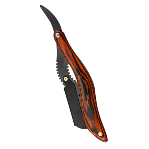 LIFKOME Manual Beard Trimmer Razor Multi Purpose Hair Shaving Tool for Travel Durable Design with Natural Handle present for Family and Friends