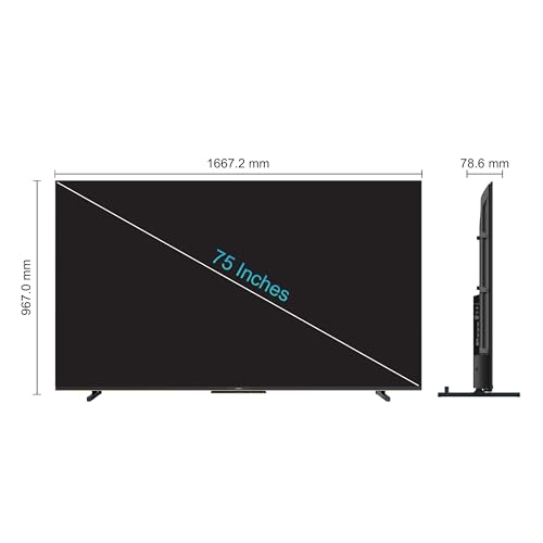 Image of Philips 190 cm (75 inch) 8100 Series 4K Ultra HD Smart QLED Google TV 75PQT8100 /94