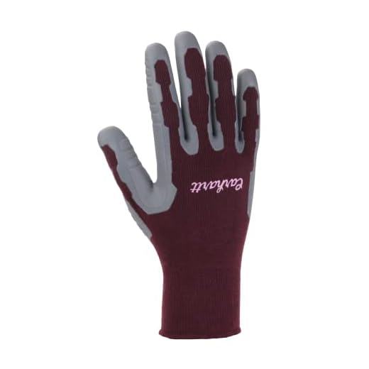 Carhartt Women's Pro Palm C-Grip Glove, Dusty Plum, Small