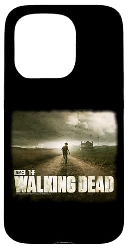 Coque iPhone 15 Pro The Walking Dead Farm en silicone de haute qualité pour fans de la série