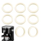 Coffee Grinder Felt Washer - Coffee Machine Grinder Parts, Juego de 8 accesorios ligeros de de lana suave, cesta de reducción de ruido para tienda de negocios Home Use