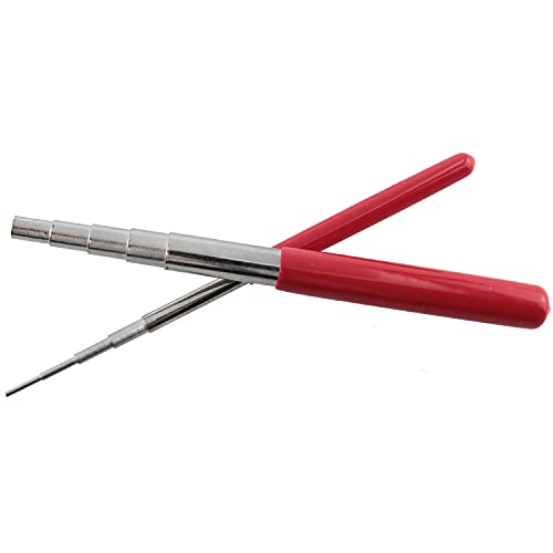 Mutai Wire Wrapping Mandrel 2Pcs 10 Sizes Iron Wire Looping Working Coiling Rods Jump Ring Bead Jewelry Forming Stick Tool Jump Ring Maker #TOP2